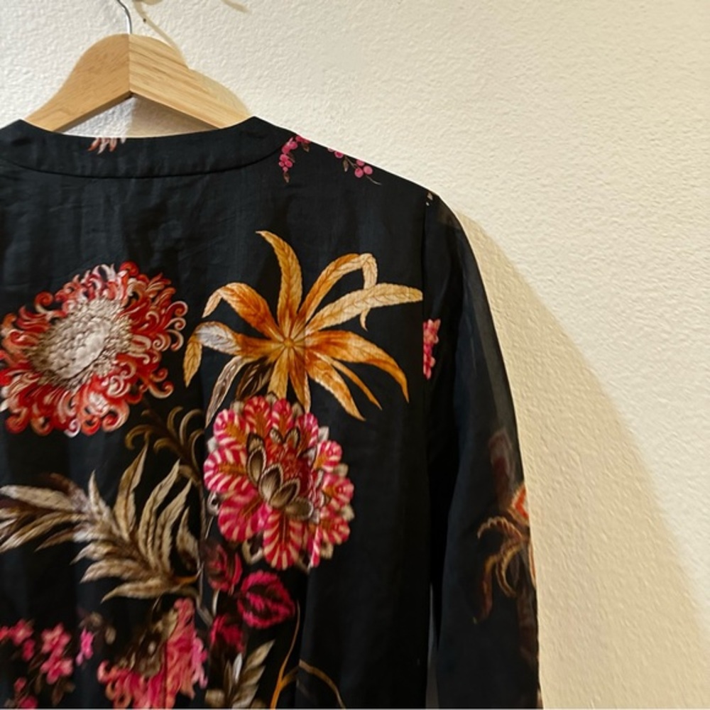 Kobi‎ Halperin Denise Floral Belted Midi-Dress Size Medium - Picture 10 of 13